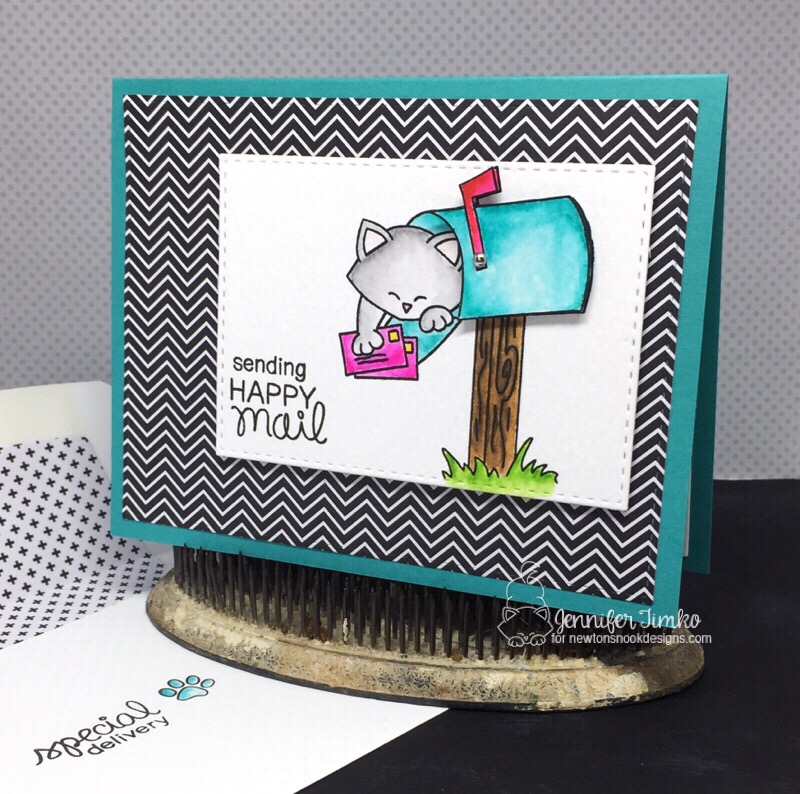 Special Delivery by Jen Timko | Newton's Happy Mail Stamp Set by Newton's Nook #newtonsnook